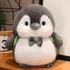 33/45 cm couple pingouin peluche toys farced antarctic pingouin animaux poupées belles poupées pour ami cadeaux d'anniversaire pour femmes