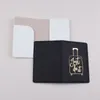 New Product Hot Sale Summer Travel Document Bag Card Bag Simple Solid Color Pu Leather Passport Holder Passport Cover Factory Ready Stock