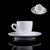 Tazas NUOVA Point Classic Espresso Copa y salsa Conjunto de salsa de café y placas de hueso espeso, competitivo, J240428