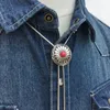 Oryginalny design Bolo Ties Stal nierdzewna linowa wisiorek Bolo krawat dla mężczyzn osobowość szyi