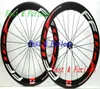 Roues en carbone F6R 60 mm Clincher tubulaire roadtrack vélo roue en carbone 700c 25 mm cycliste vélo 6445328