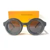 Projektant 2024 Paris Men Week Super Vision okrągły okrągłe okrągłe okulary przeciwsłoneczne