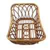born Pography Props Baby Basket Vintage Rattan Baby Bed Weaving Baskets Wooden Crib for born Po Shoot Furniture 240423