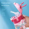 600 ml Antler Creative Cartoon Baby Feeding Cups Kids Portable Cupy Bottle d'acqua a perdita di perdite bevande per bambini 240418