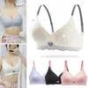 Bras Deep v Push Up Suth Sakinsiz Kadınlar İçin Sakinsiz Bralette Şeker Renkleri Aşk İnce iç çamaşırı yumuşak çelik olmayan yüzük iç çamaşırı