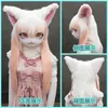 Fursuit Kigurumi zestaw słuchawkowy Furry Cosplay Costume Comiket Doll Dog pies kot bestia bestia kig besta głowa łapy maska ​​kostium cosplay 240426