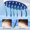 Elektrische Infrarotmassage Kammhaarwachstum Mikrostrom-Schwingungs-Kopfmassagemedizin-Anwendung Kopfhautbürste Anti-Haarausfall 240411