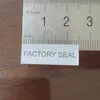 1400 stcs 25x9mm fabrieksafdichting Brosse papiergarantie nietig label Sabotage Duidelijke verwijdering Proof Beveiligingssticker VFS 240418