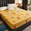 180x200 cm Grubość bawełniana materac coverowa sypialnia Mattress Cartoon Bed z Pet Child Protective Cover 240411