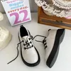 Scarpe casual in pelle solida oxford per donne piatto femminile cimmella donna allacciata zapatos mujer plus size