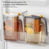 Water Bottles Fruit Infuser Pitcher Large Capacity Cold Kettle With Faucet In Refrigerator Iced Beverage Dispenser Spigot