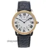 Diarfy działające automatyczne zegarki Carter Kupon 21700 London Tylny zestaw British Watch W6700455