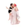 Fournitures de fête Gâteau de mariage Topper Bride and Groom Figurines pour l'engagement