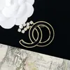 Marque Brooches Designer Brooch Fashion Mens Mens Womens Brooches Gold Silver Luxury Wedding Jewelry Accessorie Gift