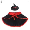 Cat Costumes 2x Halloween pour le vampire thème Pet Funny Party Costume Accessoires Kitten Cosplay Dress Up Cloak Puppy Kitte