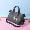 Hot Sale Custom Large Storage Duffel Bag Pu Fashion Leather Tote Bag Outdoor Gym Hand Bag for Women