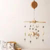 Dekorativa figurer barnsäng för barn baby säng hängen musiklåda musikalisk klocka interaktiv leksak spjälsäng hängande