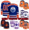 2024カスタムホッケージャージEdmonton''oilers''Custom Hockey Jerseys Mens 21 Klim Kostin 27 Brett Kulak 28 Ryan Murray 10 Derek Ryan Shore 74 Stuart Skinner