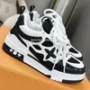 2024 Designer Shoes Men Sneaker Skate Sneakers Calf Trainer Platform Sneakers Rubber Shoe Vintage Trainer Lace-up Skate Shoe 38-45 r2