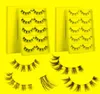 Falska ögonfransar kluster DIY Individuella naturliga volymsegment fransar 3D Effekt lim bundet bandförlängning Toolsfalse6091027