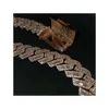 Silver Stamped 18-KLAK ZŁOTE ZESTAWOWE ZESTAW ZESTAW BOGUETTY ZESTAW MIIMI Cuban Link w komplecie z diamentami Moissanite VVS1 D-Colour