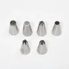 Formar 1m 2d 2a 2f 6b 234# Rose Pastry Mozles Cake Decorating Tools Blomma Icing Piping Munstycke Kakor Cream Cupcake Bakning Tips