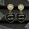 wholesale Charm Earring Designer Ear Stud Brand Letter Earrings Fashion Womens Diamond Pearl Women Wedding Jewelry Gifts 18K Gold Plated Copper Very good quality