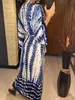 Kleuren gedrukt lange mouw met riem tuniek strand bedek cover-ups jurk slijtage strandkleding vrouwelijke vrouwen v4521