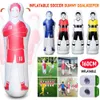 160cm PVC Yetişkin Şişme Futbol Eğitim Kalecisi Futbolcu Eğitim Çocuklar için Kukla Kaleci Boks Çantası Tumbler 240418