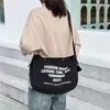 Borse da sera borsetta giapponese per designer vintage spalla moda spalla da donna lettere crossbody borse di grande capacità tote sac un principale