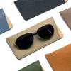 Szklana torba oryginalna skórzana high-end ins soft skórzana prezbiopiczna okularowe okulary przeciwsłoneczne torba przenośna okładka ochronna męskiej i damskiej