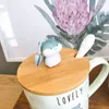 Muggar 400 ml Creative Cartoon Hamster Coffee Ceramic Mug Sweet Spoon Handle Milk Breakfast Ladies Office Roliga Animal Cups
