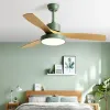 42/52 Inch white Black 3 ABS Blade Pure Copper DC 30W Motor Ceiling Fan With 27W LED Light Support Remote Control