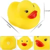 Baby Bath Toys 60-300 st Squeaky Rubber Duck Duckie Float Bath Toys Baby Shower Water Toys For Swimming Party Toys Gifts Boys Girls