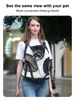 Kootka szczeniaka podróżna worka piersiowa Pet Prest Front Cat pies oddychający płócienny przenośny plecakowy pasek na ramię 240409