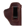 Lederen pistoolholster voor Taurus G2C Sig Sauer P226 SP2022 Glock 17 19 21 23 26 Beretta 92 verborgen IWB -jachtholster