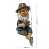 Estátua de pesca gnome fofa gnomos de jardim ao ar livre estatueta FIGADOR FIRGUNDO GNOME FIGURAS DE ESTÁTUA DE ESTÁTUA DE ESTÁTIA DE RESUMA DE RESINA DE RESINA 240419