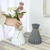 Vazen Home Basket Plastic Living Modern Flowers Room Floem Nordic Vaas Pink Decoraties Pot Zwart Stijl Arrangement Wit Wit