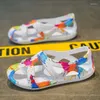 Sandals Style Men's EVA Slipper Outdoor Mens Sandal Trendy All-match Camouflage Graffiti Beach Shoe Waterproof For Men