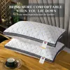 1pc Els mismo almohada de almohada de algodón de plumas Núcleo tridimensional almohada tridimensional para dormitorio dormido El aplicable 240415