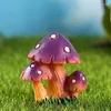 Tuindecoraties Mini Mushroom Miniatuurhars Figurines Simulatie Mushalen Crafts Micro Landschap Ornamenten Home