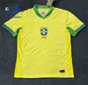 3xl 4xl 24/25 Brasil Kit Brasil Soccer Jerseys Jacquard Player Shirts Casemiro Vini Jr Richarlison Pele Carlos Romario Ronaldinho Camisa de Futebol Rivaldo Kids Kit Kit Kit Kit