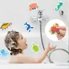 Baby Bad Spielzeug Baby Badezimmer Spielzeug Weiche Eva Paste Frühes Bildungsdiy -Rätsel Spielzeug Tieraufkleber Bad Baby Wasserspielzeug für 0 12 Monate 1 Jahre