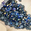 Slippers Yanruo 2058hf All Sizes Sapphire Ab Glass Stone Flatback Strass Crystals Hotfix Rhinestones for Bags Decoration