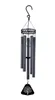 Grande carillon éolien en aluminium pour extérieur, jardin, décoration de terrasse.Carillons de vent noir classiques avec un vent receveur unisexe 3147