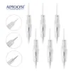 AIMOOSI 50 / 100PCS TATOO Micoblading Piercing Needles Pen pour semi-permanent Makeup Makeuvrow Lip Cosmetics PMU Machine fournit 240416