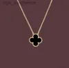 Дизайнер Ван Клевер браслет мода подвесной ожерелья для женщин Элегантный 4/четыре листового клевера ожерелье медальон высококачественные кокеры еврей