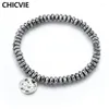 Charm Bracelets CHICVIE Custom Handmade Bracelets& Bangles Beads For Women Stainless Steel Jewelry Making SBR190020