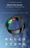 Smart Ring SR200 TEART TRESPORTE TEMPERATURY WODNOTOWY Sporty i zdrowie dla mężczyzn iOS Android 240423