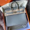12a Top Mirror Quality Cavice Bags Classic Designer Bag Ladies 'Сумочка все ручная подлинная кожаная сумка 40 см. Сумка для покупок с большой пропускной способностью